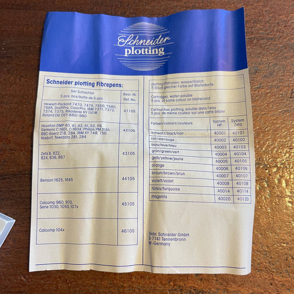 Schneider Plotting Fibrepens 46105 Lot of 15 - Picture 7 of 8